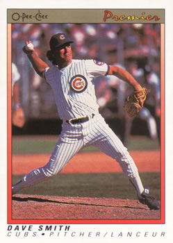 1991 O-Pee-Chee Premier #111 Dave Smith Front