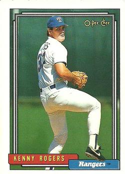 1992 O-Pee-Chee #511 Kenny Rogers Front