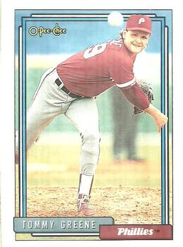 1992 O-Pee-Chee #83 Tommy Greene Front