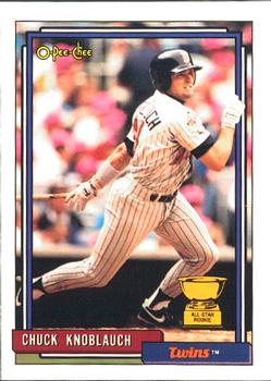 1992 O-Pee-Chee #23 Chuck Knoblauch Front