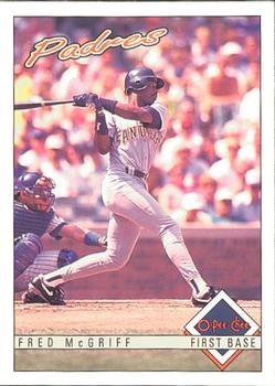 1993 O-Pee-Chee #255 Fred McGriff Front