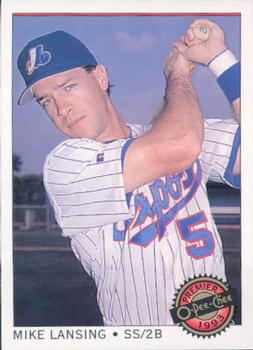 1993 O-Pee-Chee Premier #82 Mike Lansing Front