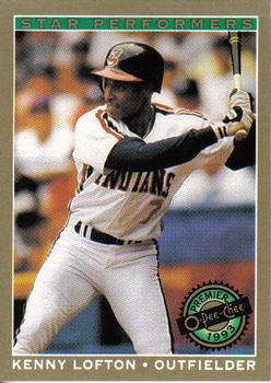 1993 O-Pee-Chee Premier - Star Performers #17 Kenny Lofton Front