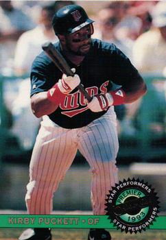 1993 O-Pee-Chee Premier - Star Performers Foil #11 Kirby Puckett Front