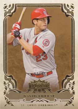 2013 Topps Triple Threads - Gold #31 David Freese Front
