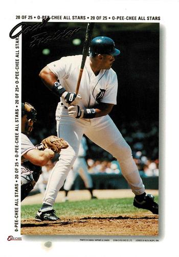 1994 O-Pee-Chee - All-Stars Gold Foil Exchange 5x7 #20 Cecil Fielder Front