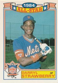 1985 Topps - Glossy All-Stars #8 Darryl Strawberry Front