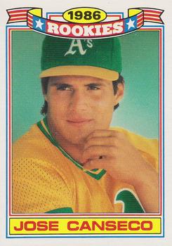 1987 Topps - Glossy Rookies #3 Jose Canseco Front