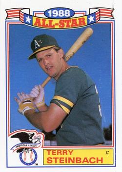 1989 Topps - Glossy All-Stars #9 Terry Steinbach Front