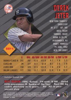 1997 Bowman - Bowman's Best Preview #BBP 4 Derek Jeter Back