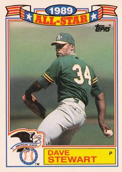 1990 Topps - Glossy All-Stars #21 Dave Stewart Front