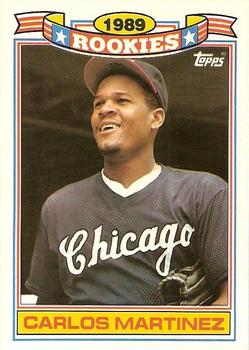 1990 Topps - Glossy Rookies #19 Carlos Martinez Front