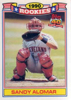 1991 Topps - Glossy Rookies #1 Sandy Alomar Front