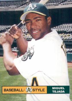 2002 Plumbers Union Oakland Athletics #7 Miguel Tejada Front