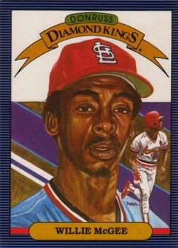 1986 Leaf #3 Willie McGee Front