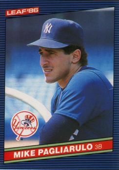1986 Leaf #80 Mike Pagliarulo Front