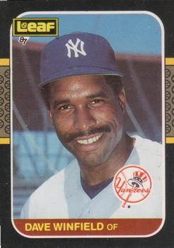 1987 Leaf #70 Dave Winfield Front