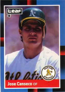 1988 Leaf #138 Jose Canseco Front