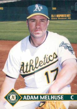 2003 Plumbers Union Oakland Athletics #22 Adam Melhuse Front