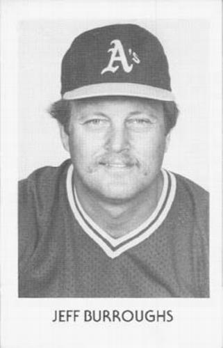 1984 Oakland Athletics Photocards #NNO Jeff Burroughs Front