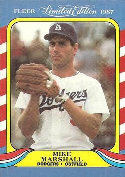 1987 Fleer Limited Edition #25 Mike Marshall Front