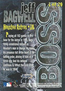 1997 Circa - Boss #1 Jeff Bagwell Back
