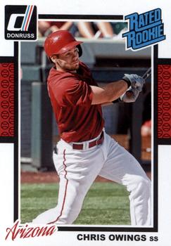 2014 Donruss #244 Chris Owings Front