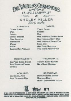 2014 Topps Allen & Ginter #29 Shelby Miller Back