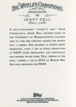 2014 Topps Allen & Ginter #164 Jenny Dell Back