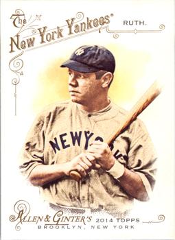 2014 Topps Allen & Ginter #20 Babe Ruth Front