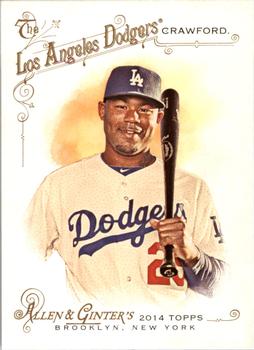 2014 Topps Allen & Ginter #285 Carl Crawford Front