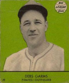 1941 Goudey (R324) #29 Debs Garms Front