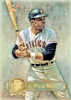 2013 Topps Five Star - Parallel 1/1 #27 Willie Mays Front