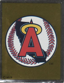 1988 Panini Stickers #34 Angels Logo Front