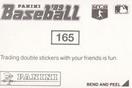 1989 Panini Stickers #165 Three Rivers Stadium Back