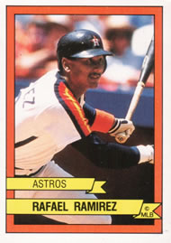 1989 Panini Stickers #90 Rafael Ramirez Front