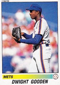 1990 Panini Stickers #297 Dwight Gooden Front