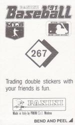 1991 Panini Stickers #267 Don Mattingly Back