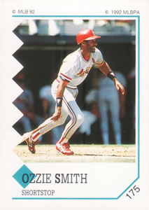 1992 Panini Stickers #175 Ozzie Smith Front