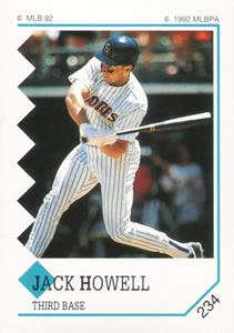 1992 Panini Stickers #234 Jack Howell Front