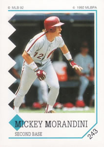 1992 Panini Stickers #243 Mickey Morandini Front