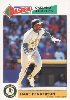 1993 Panini Stickers #20 Dave Henderson Front