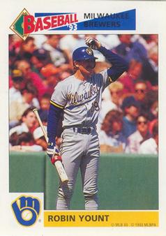 1993 Panini Stickers #42 Robin Yount Front