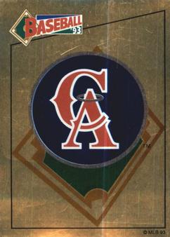 1993 Panini Stickers #1 Angels Logo Front