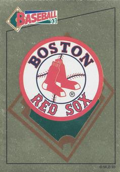1993 Panini Stickers #89 Red Sox Logo Front