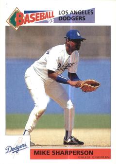 1993 Panini Stickers #217 Mike Sharperson Front