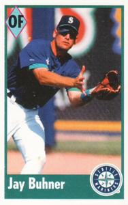 1995 Fleer Panini Stickers #84 Jay Buhner Front
