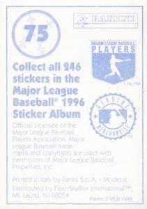 1996 Panini Stickers #75 Bernard Gilkey Back