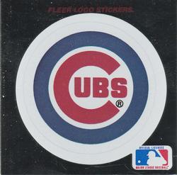 1991 Ultra - Team Logo Stickers #NNO Chicago Cubs Front