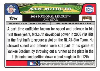 2008 Topps Updates & Highlights #UH34 Nate McLouth Back